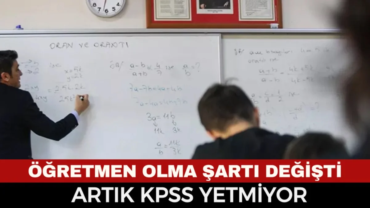 Öğretmenlik Yeni Sistem 2026: KPSS Şartı Değişti, Maaş ve Detaylar Açıklandı